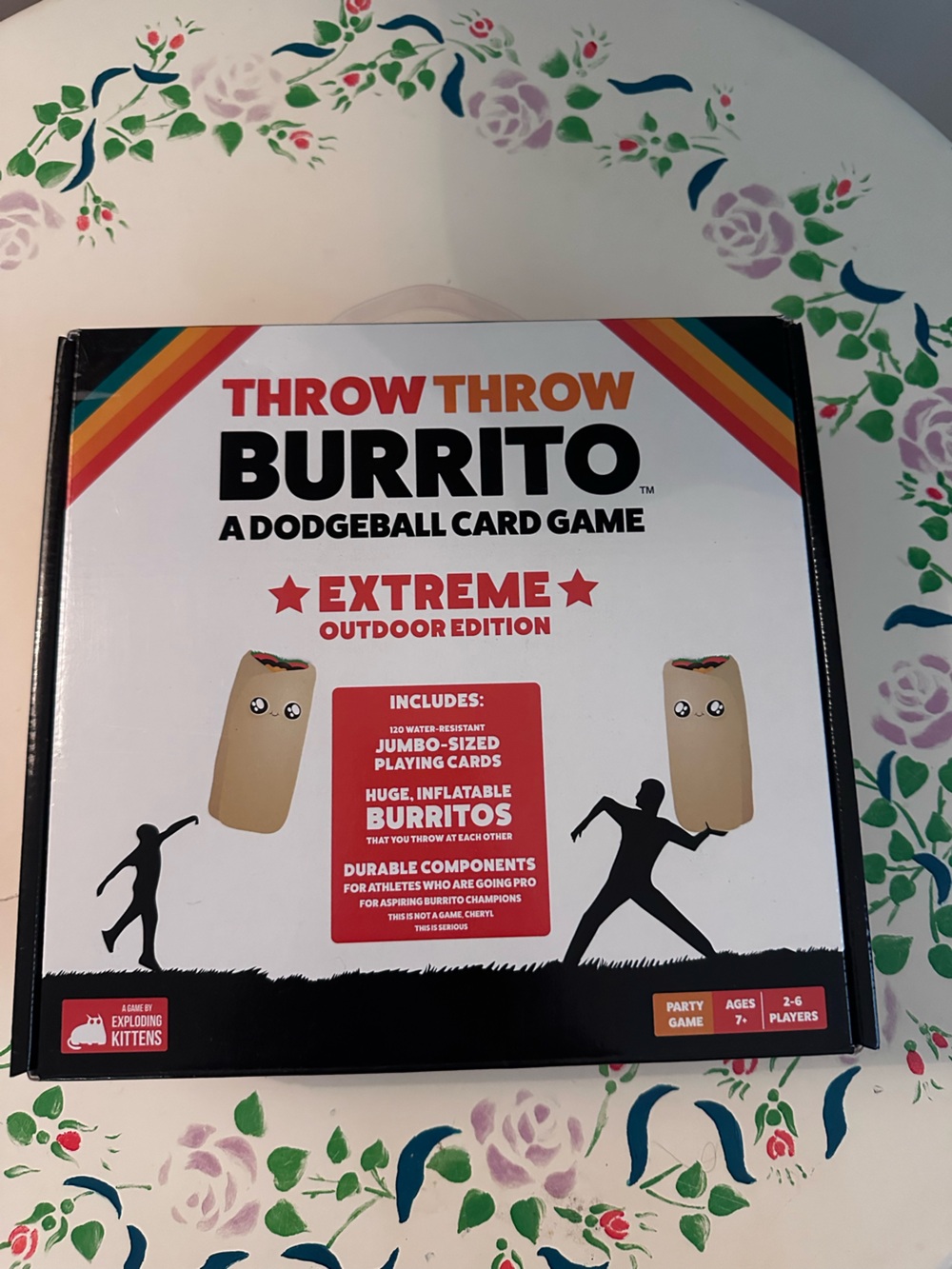Throw Throw Burrito Extreme Outdoor Edition – White Party Game